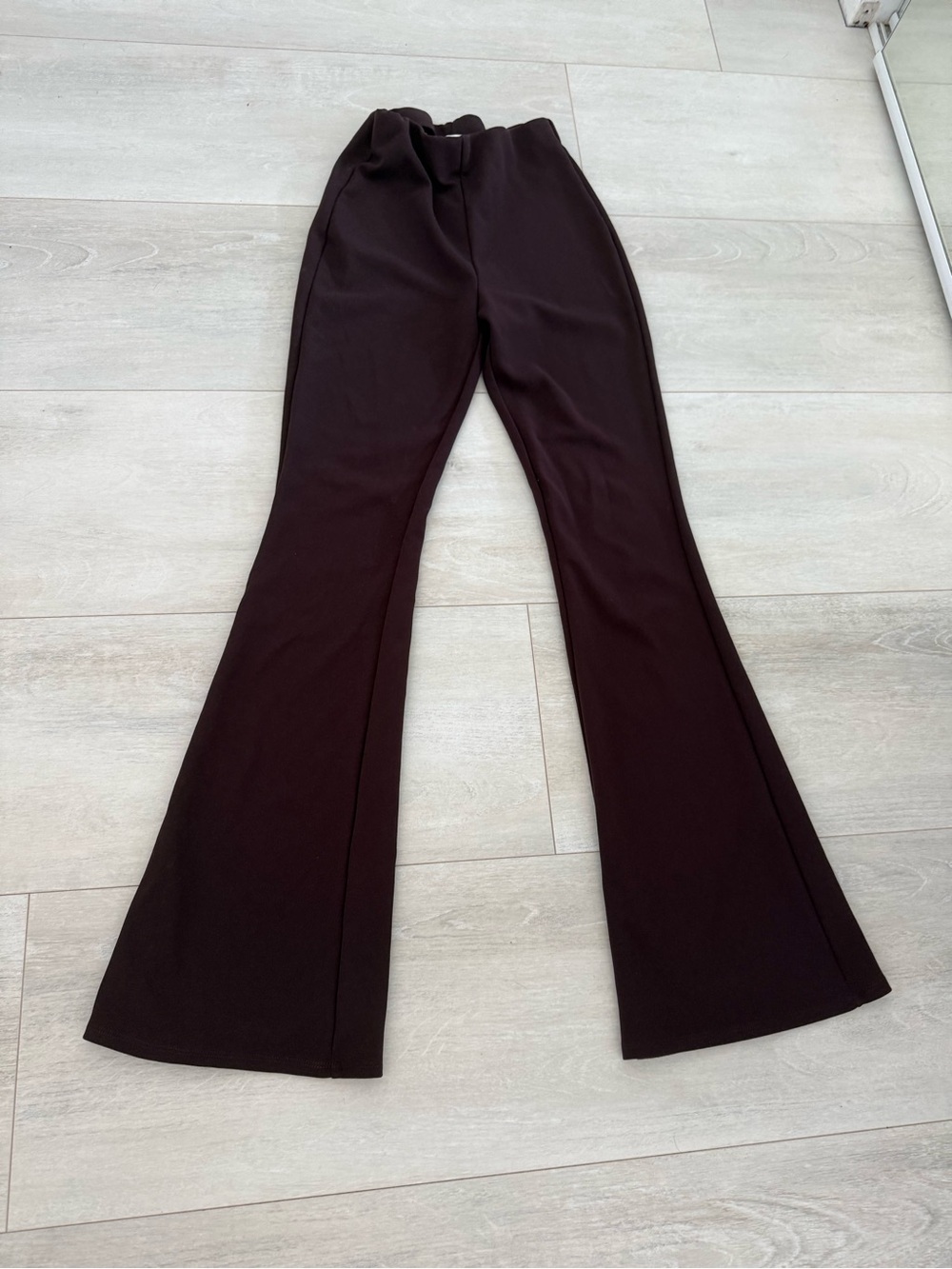 H&M Dark Brown Bootcut Flare Pants
